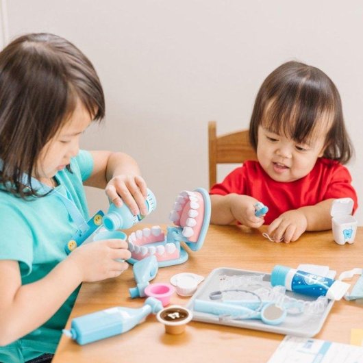 Kit Dentista Melissa & Doug 26 Pezzi Mascella Articolata Accessori Educativi