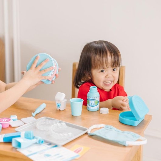 Kit Dentista Melissa & Doug 26 Pezzi Mascella Articolata Accessori Educativi