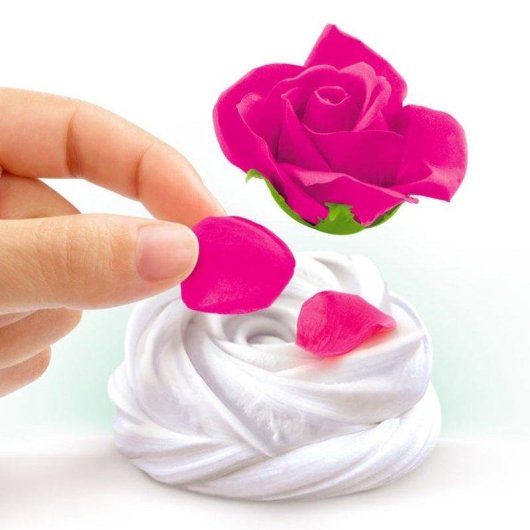 Kit Creativo So Slime Flower Canal Toys con 3 Botes Slime Aromatizado