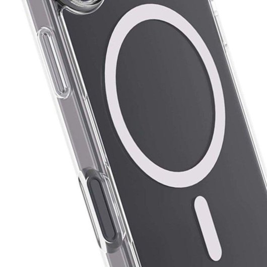 Funda Bigben Hybride Transparente TPU + PC avec MagSafe Blanc pour iPhone 17
