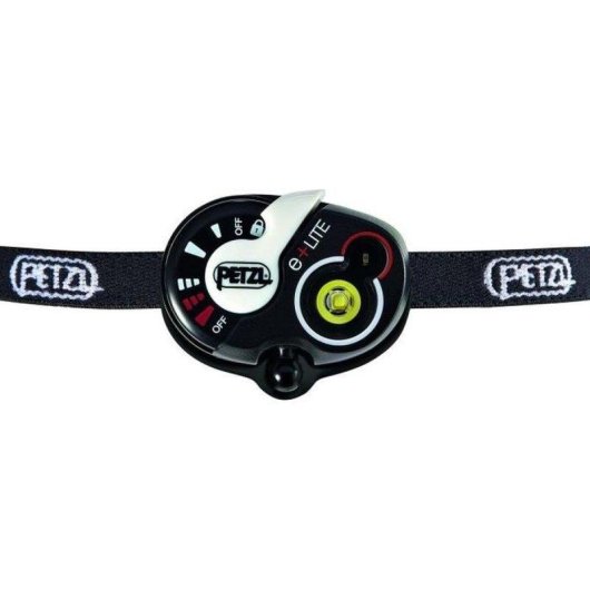 Lampada frontale Petzl E+lite 40 Lm ultra compatta 5 modalità fischietto IPX7