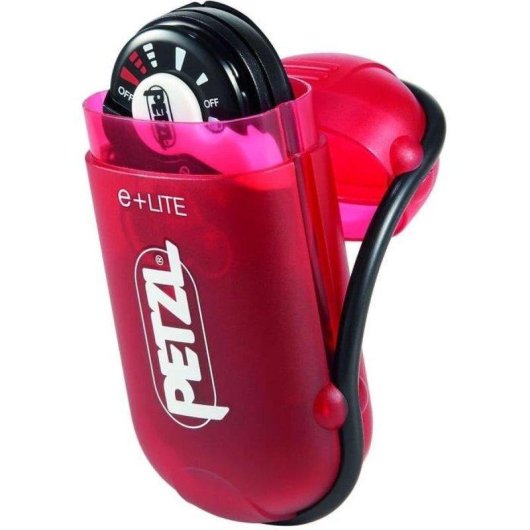 Lampada frontale Petzl E+lite 40 Lm ultra compatta 5 modalità fischietto IPX7