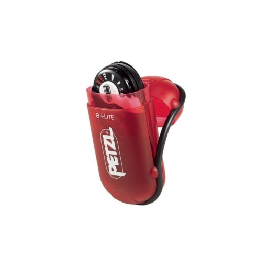 Lampada frontale Petzl E+lite 40 Lm ultra compatta 5 modalità fischietto IPX7