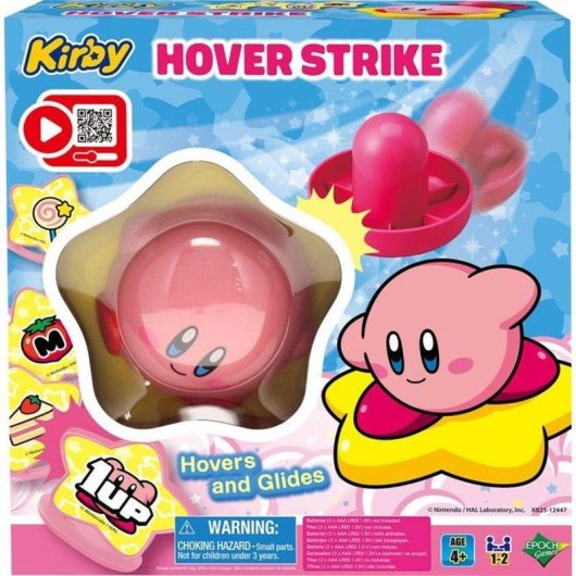 Juego de Tablero Epoch Kirby Hover Strike 2-4 Jugadores Edad 4+