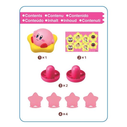Juego de Tablero Epoch Kirby Hover Strike 2-4 Jugadores Edad 4+