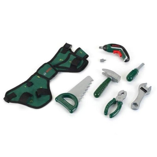Cinturón herramientas infantil Klein Bosch Ixolino II destornillador electrónico