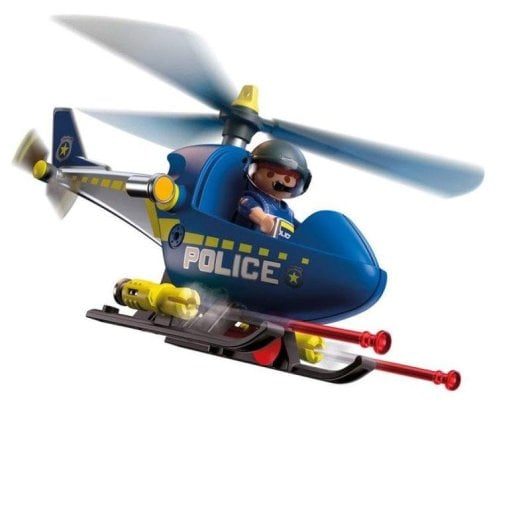 Polizeihubschrauber Playmobil 72080 Rettungsset 28 Teile