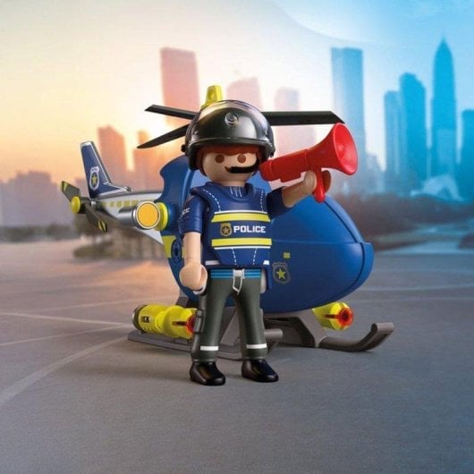 Polizeihubschrauber Playmobil 72080 Rettungsset 28 Teile