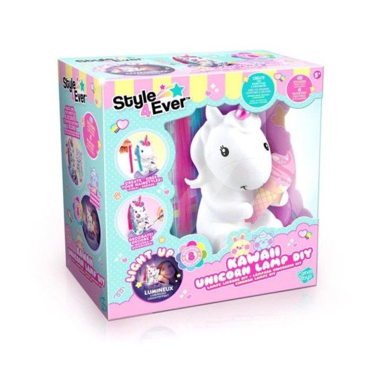 LED-Lampe DIY Einhorn Canal Toys - Personalisierbar mit Kreativzubehör