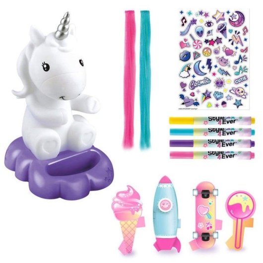 LED-Lampe DIY Einhorn Canal Toys - Personalisierbar mit Kreativzubehör
