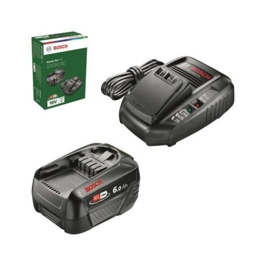Bosch Starter-Set 18V mit 6,0-Ah-Li-Ion-Akku und AL 18V-44 Ladegerät