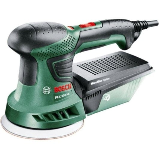 Ponceuse Orbitale Aleatoire Bosch PEX 300 AE 270 W, 125 mm, avec Coffret