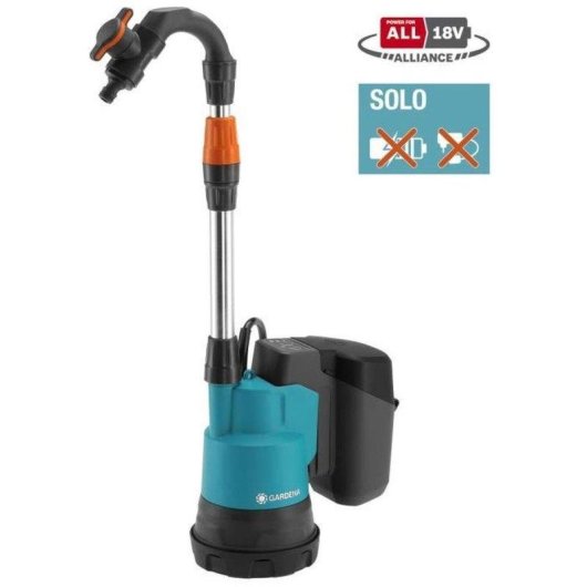 Pompe à eau de pluie Gardena 2000/2 18V P4A 2000 l/h 2,0 bar