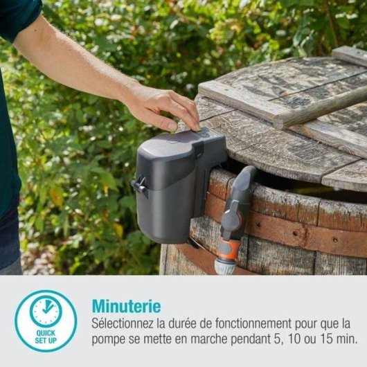 Pompe à eau de pluie Gardena 2000/2 18V P4A 2000 l/h 2,0 bar