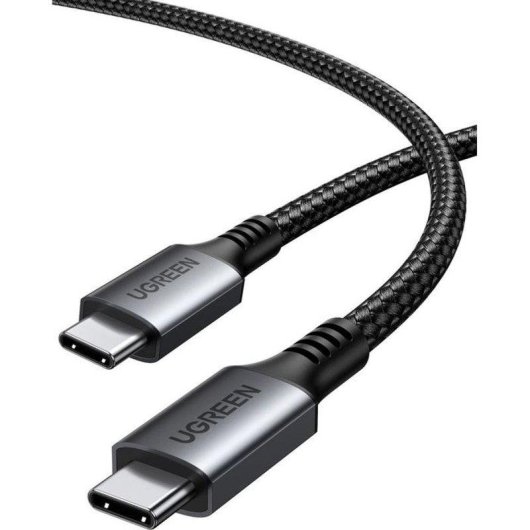 Cable USB-C a USB-C UGreen US567 Nylon Trenzado 1 m 60W 480 Mbps