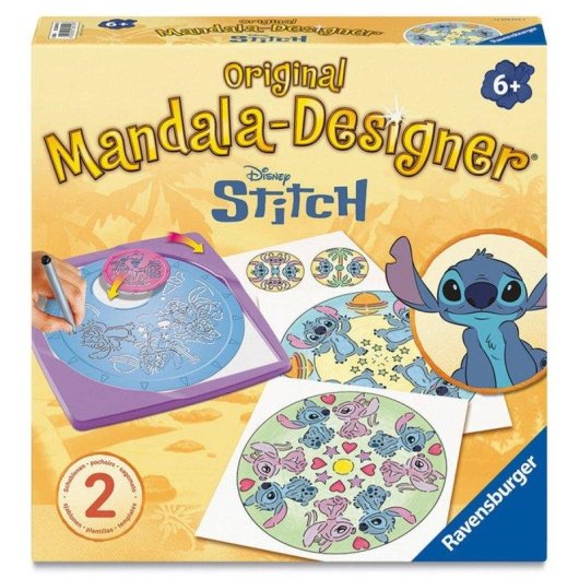 Set de Dibujo Ravensburger Mandala Designer Midi Stitch 21×21 cm