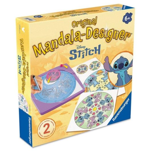 Set de Dibujo Ravensburger Mandala Designer Midi Stitch 21×21 cm