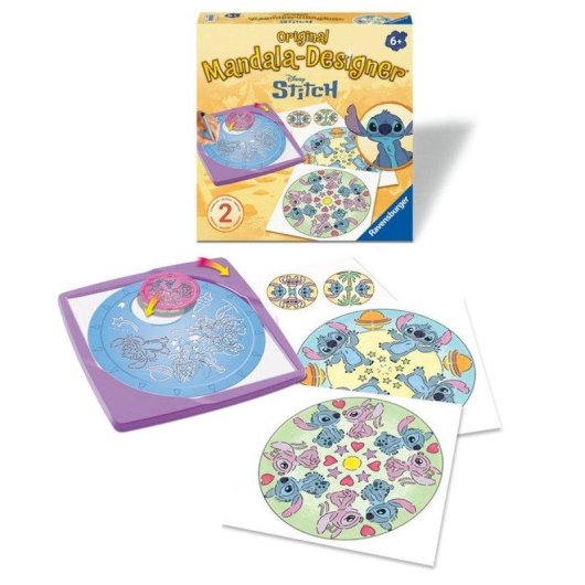 Set de Dibujo Ravensburger Mandala Designer Midi Stitch 21×21 cm