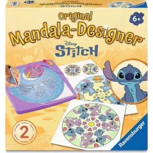 Set de Dibujo Ravensburger Mandala Designer Midi Stitch 21×21 cm