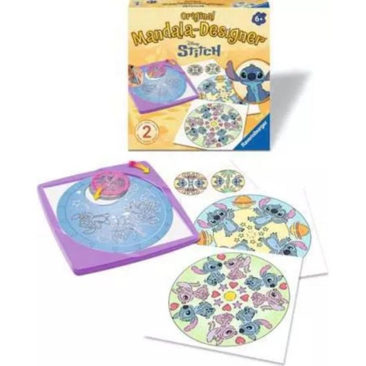 Set de Dibujo Ravensburger Mandala Designer Midi Stitch 21×21 cm