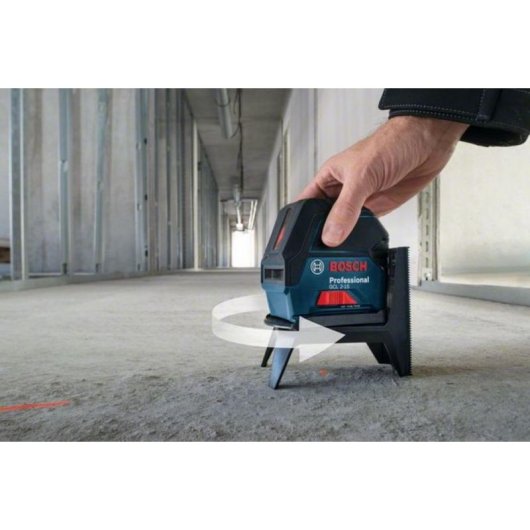 Livella a Laser Incrociata Bosch Professional GCL 2-50 C RM 2 BT 150 Bluetooth 20 m IP54