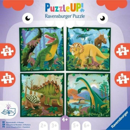 Puzzle Ravensburger Puzzle Up! Dinosaurios 25 Piezas 4+ FSC
