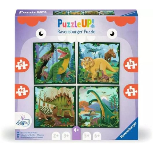 Puzzle Ravensburger Puzzle Up! Dinosaurios 25 Piezas 4+ FSC