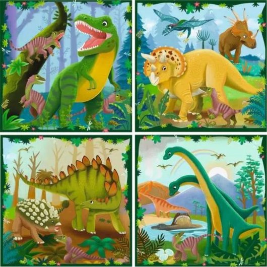 Puzzle Ravensburger Puzzle Up! Dinosaurios 25 Piezas 4+ FSC