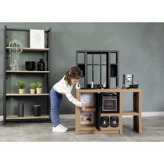 Kinderspielküche Smoby Loft 32 Zubehör Industriedesign
