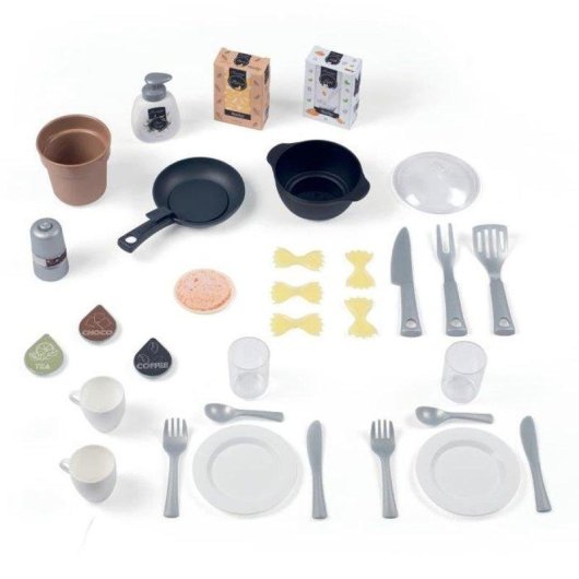 Kinderspielküche Smoby Loft 32 Zubehör Industriedesign