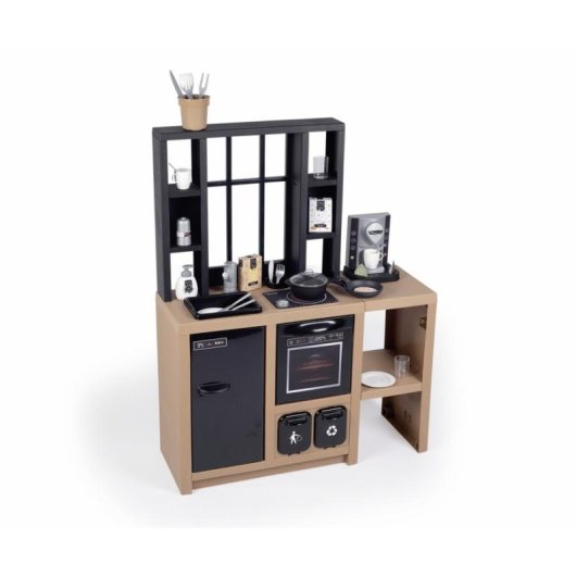 Kinderspielküche Smoby Loft 32 Zubehör Industriedesign