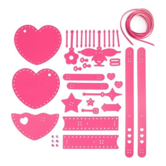 Kit DIY Cool Maker Spin Master Borsa Cuore in Ecopelle con Strass e Charm