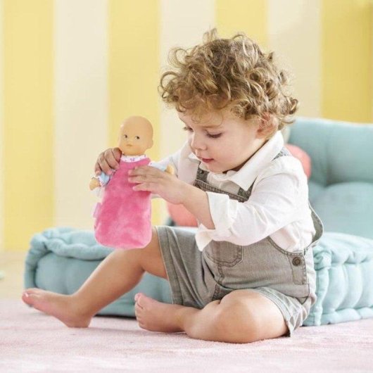 Bambola Corolle Mini Calin Bonne Nuit Papillons 20 cm Con Pigiama e Sacco a pelo