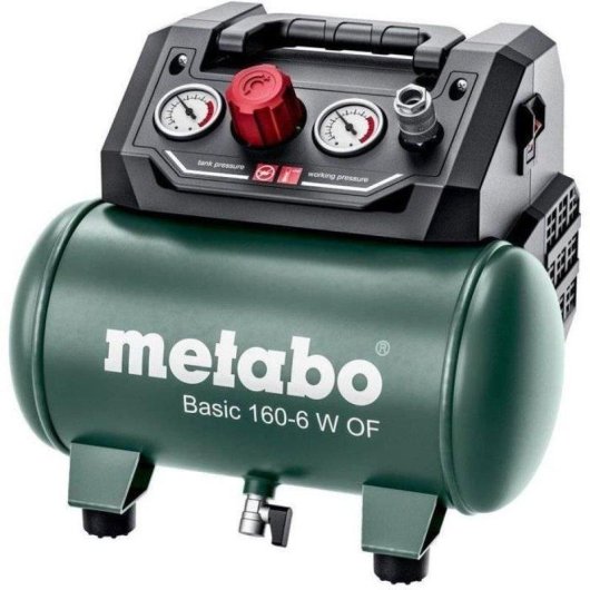 Kompressor Metabo Basic 160-6 W Ölfrei 900W 6L 8 Bar