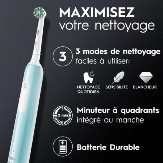 Cepillo de Dientes Oscilante Rotativo Oral-B Pro Series 1 3 Modos 2 Cabezales Sensor de Presión Temporizador