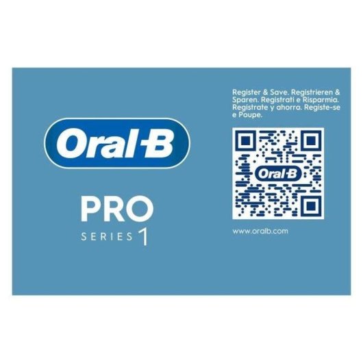 Cepillo de Dientes Oscilante Rotativo Oral-B Pro Series 1 3 Modos 2 Cabezales Sensor de Presión Temporizador