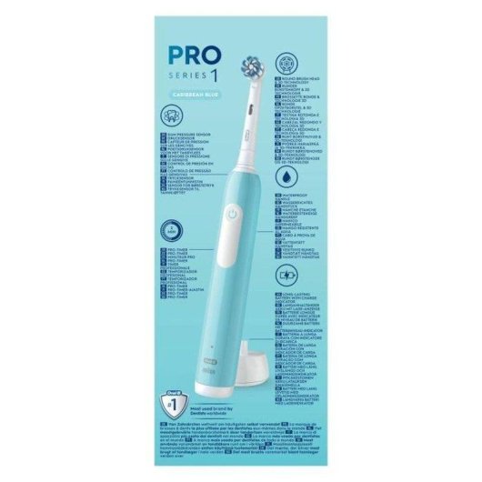 Cepillo de Dientes Oscilante Rotativo Oral-B Pro Series 1 3 Modos 2 Cabezales Sensor de Presión Temporizador