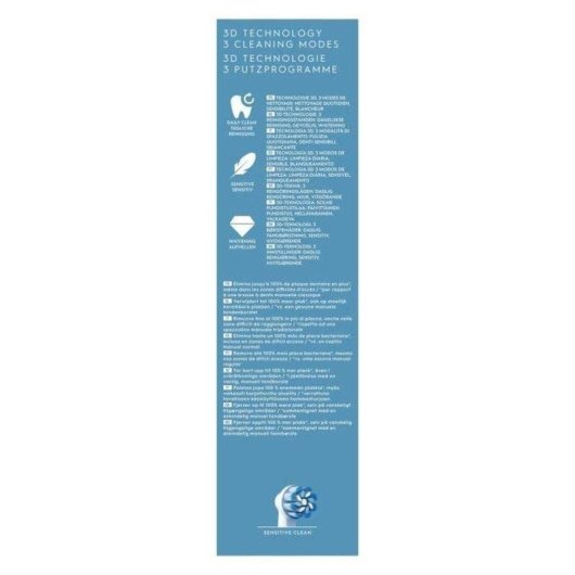 Cepillo de Dientes Oscilante Rotativo Oral-B Pro Series 1 3 Modos 2 Cabezales Sensor de Presión Temporizador