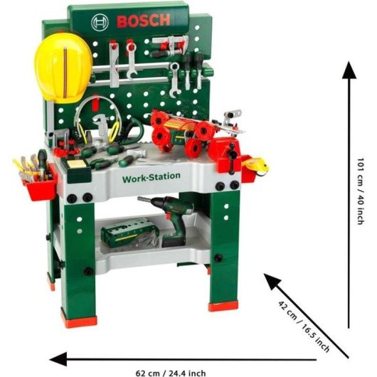 Banca Lavoro Klein Bosch Mini Workstation N°1 150 Accessori Cacciavite Elettronico