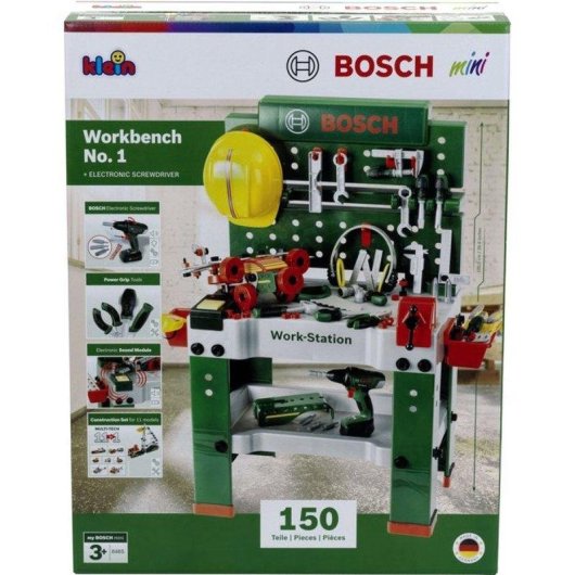 Banca Lavoro Klein Bosch Mini Workstation N°1 150 Accessori Cacciavite Elettronico