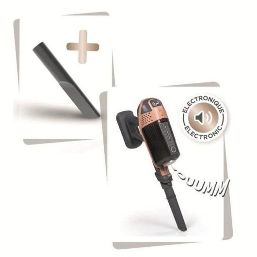 Aspirador de juguete Smoby Rowenta X Force Flex con sonido y accesorios desmontables