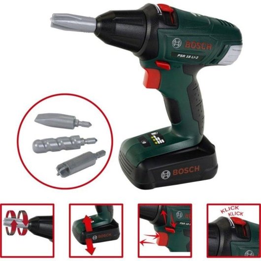 Maletín de Herramientas Bosch Klein 8520 con Atornillador Electrónico y Accesorios