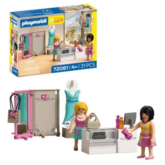 Giocattolo Playmobil 72081 Boutique de Mode My Life 31 Pezzi 2 Figure