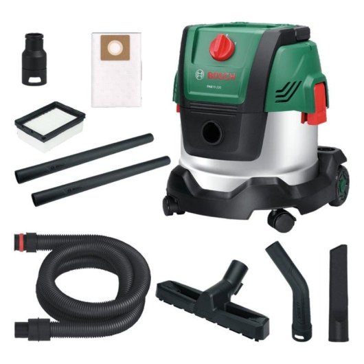 Aspirateur Sec et Humide Bosch PAS15-220 1200W 15L Acier Inoxydable
