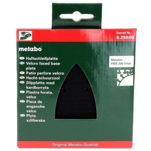 Almohadilla lijadora delta perforada Metabo FMS 200 Intec Velcro
