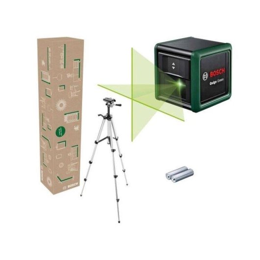 Livella laser Bosch Quigo Green incrociata verde autolivellante