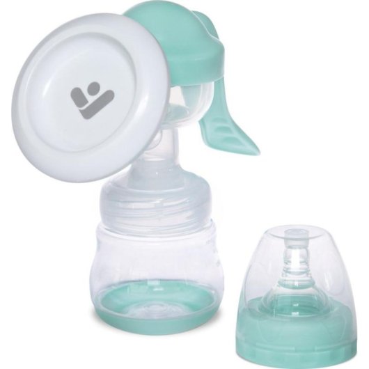 Extrator de leite manual TrueLife Nutrio BP 150 ml silicone transparente