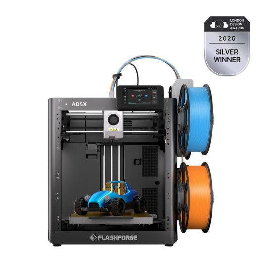 3D-Drucker Flashforge AD5X 4 Farben Wifi Ethernet USB mit Sichtfenster