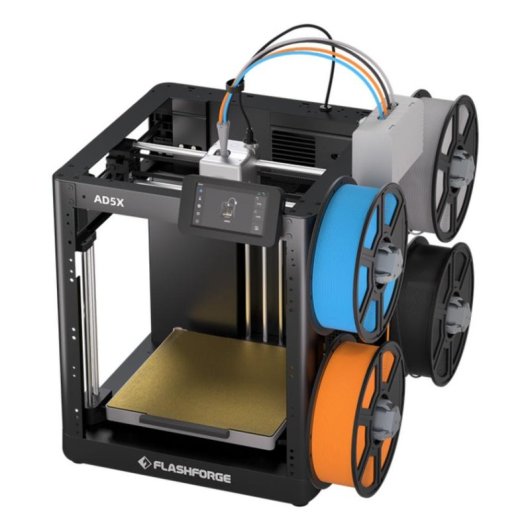 3D-Drucker Flashforge AD5X 4 Farben Wifi Ethernet USB mit Sichtfenster
