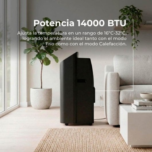 Mobile-Klimaanlage Evvo Clima P14 Silent WiFi 14.000 BTU Wärmepumpe Smart